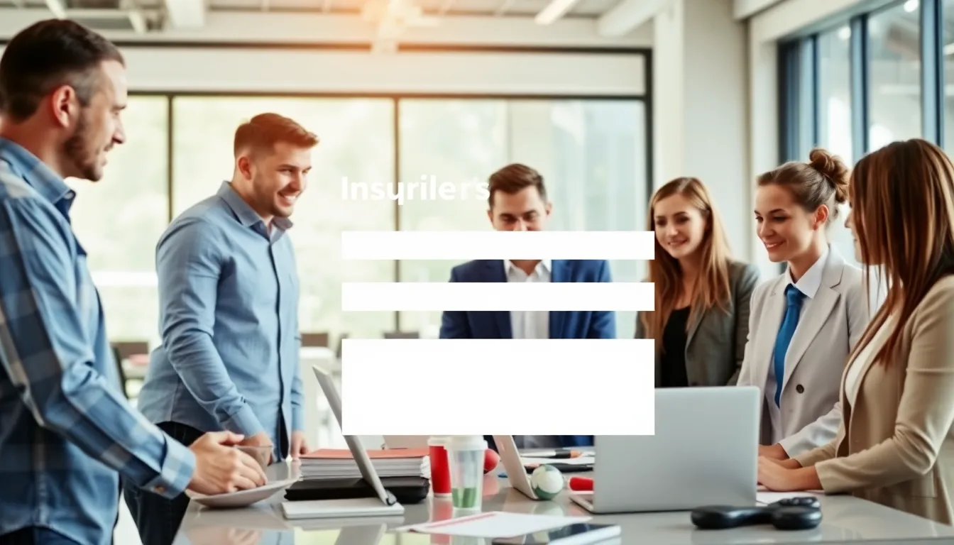 Professionals discussing a contact page layout for a sports media website.